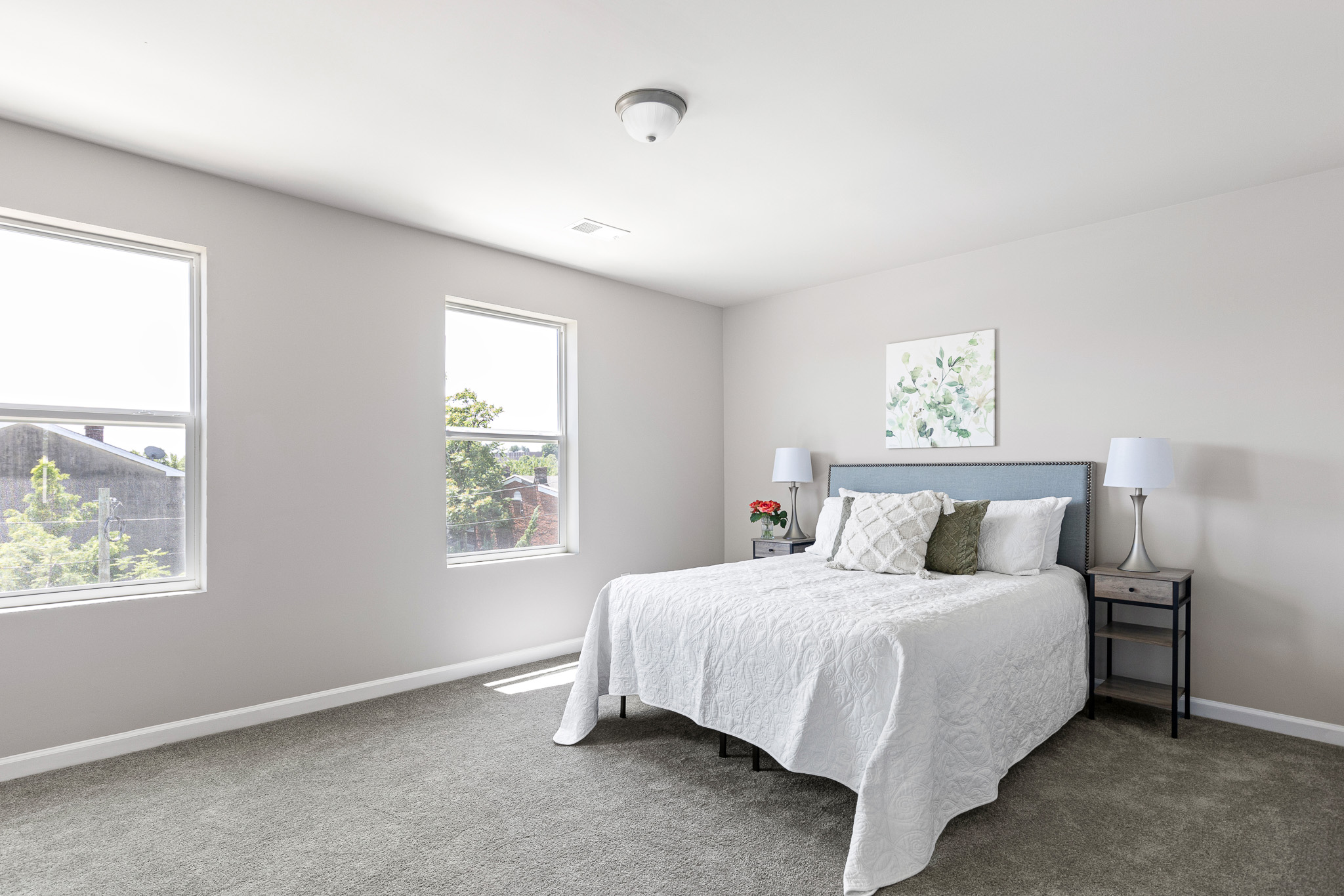 Completed home bedroom reference
